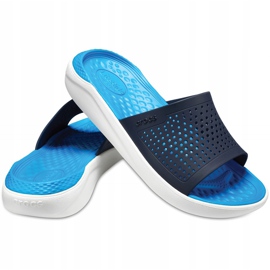 Crocs Literide Slide marineblau-weiß 205 183 462 navy blau 1