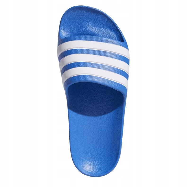 Adidas Adilette Aqua K Hausschuhe für Kinder blau und weiß EF1752 1