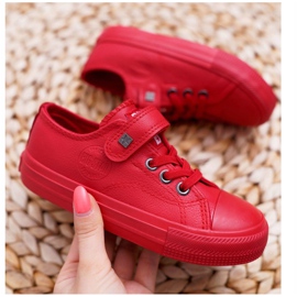 Kinder Sneakers aus Leder Big Star EE374036 Rot 1
