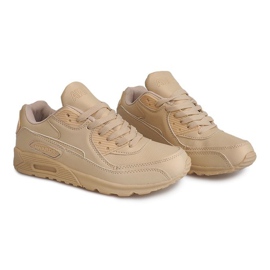 Sportschuhe Turnschuhe Neon LC4005 Beige schwarz 1