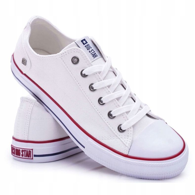 Big Star Classic Tie Sneakers weiß DD174271 1