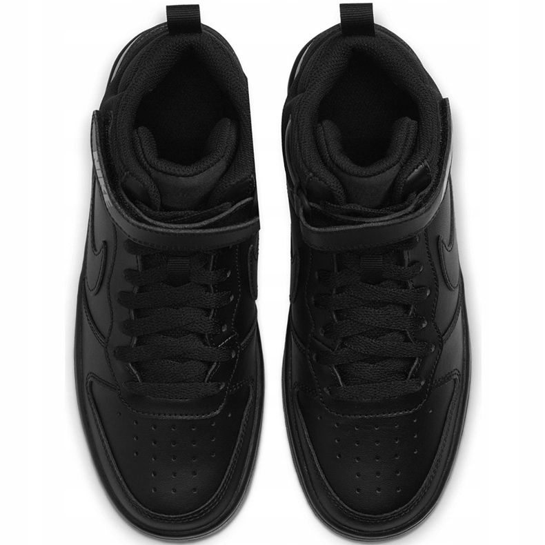 Nike Court Borough Mid 2 Kinderschuhe schwarz CD7782 001 1