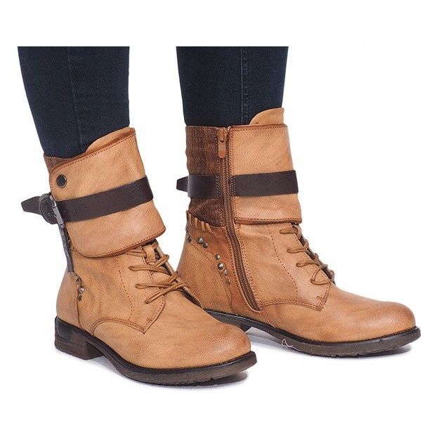 Warme Stiefel 1901 Camel braun 2