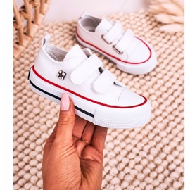Kinder-Sneaker mit Klettverschluss Big Star HH374095 Weiß 2