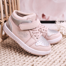 Apawwa Kinder Sportschuhe Rosa Silber Madison 2
