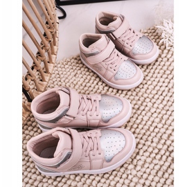 Apawwa Kinder Sportschuhe Rosa Silber Madison 1