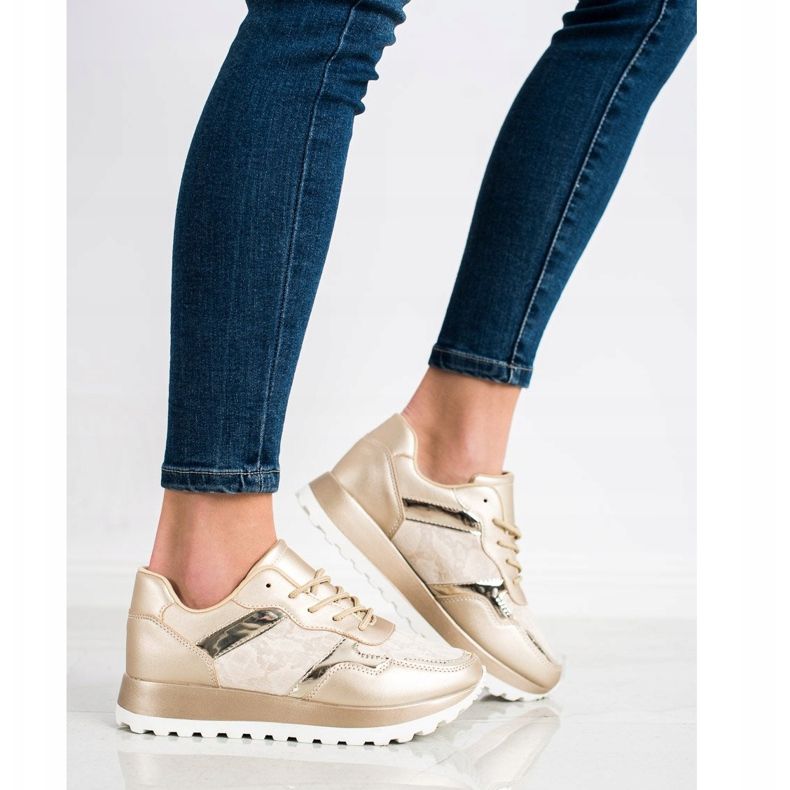 Bestelle Stylische Sneaker beige 2