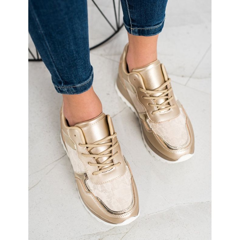 Bestelle Stylische Sneaker beige 1