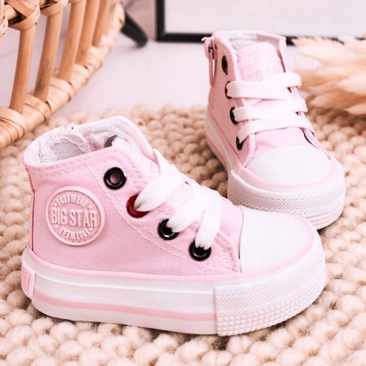 Hohe Sneakers für Kinder mit Reißverschluss Big Star HH374087 Pink rosa 1