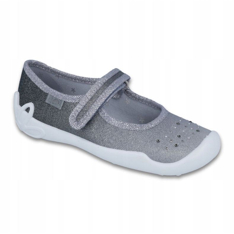 Befado Kinderschuhe 114Y315 silber- grau 1