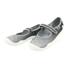 Befado Kinderschuhe 114Y315 silber- grau 3