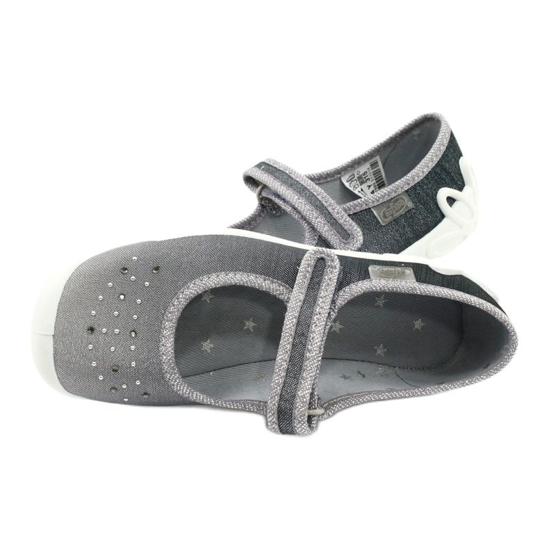 Befado Kinderschuhe 114Y315 silber- grau 5