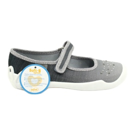 Befado Kinderschuhe 114Y315 silber- grau 6