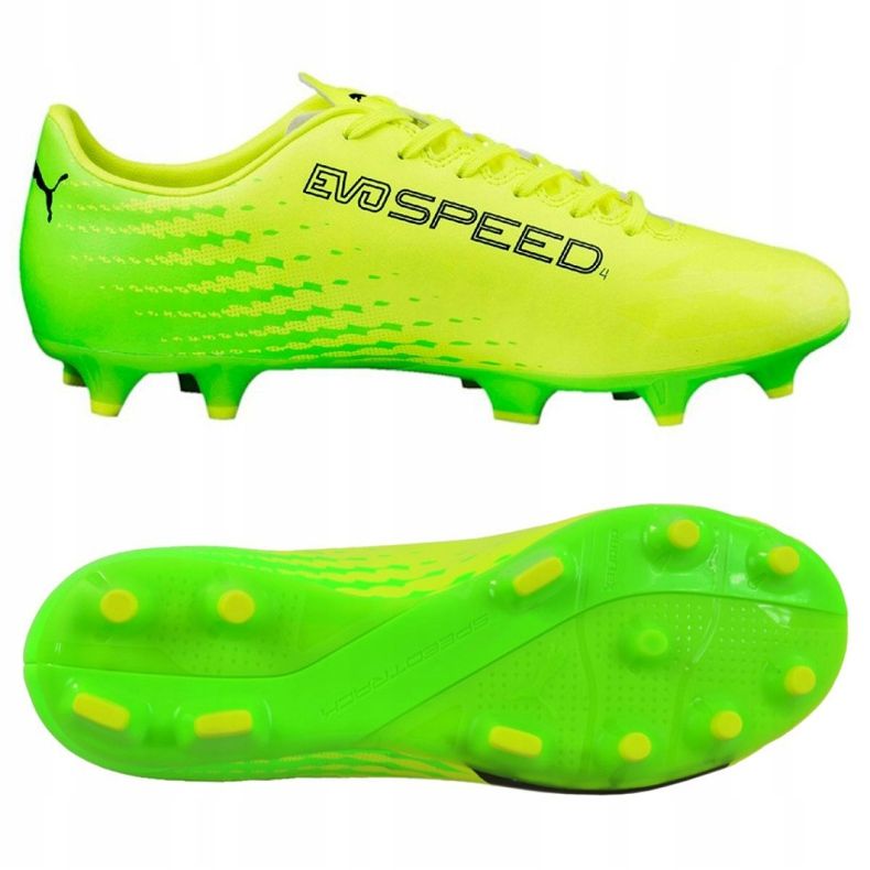Fußballschuhe Puma Evo Speed ​​​​17.4 Fg M 104017 01 grün 2