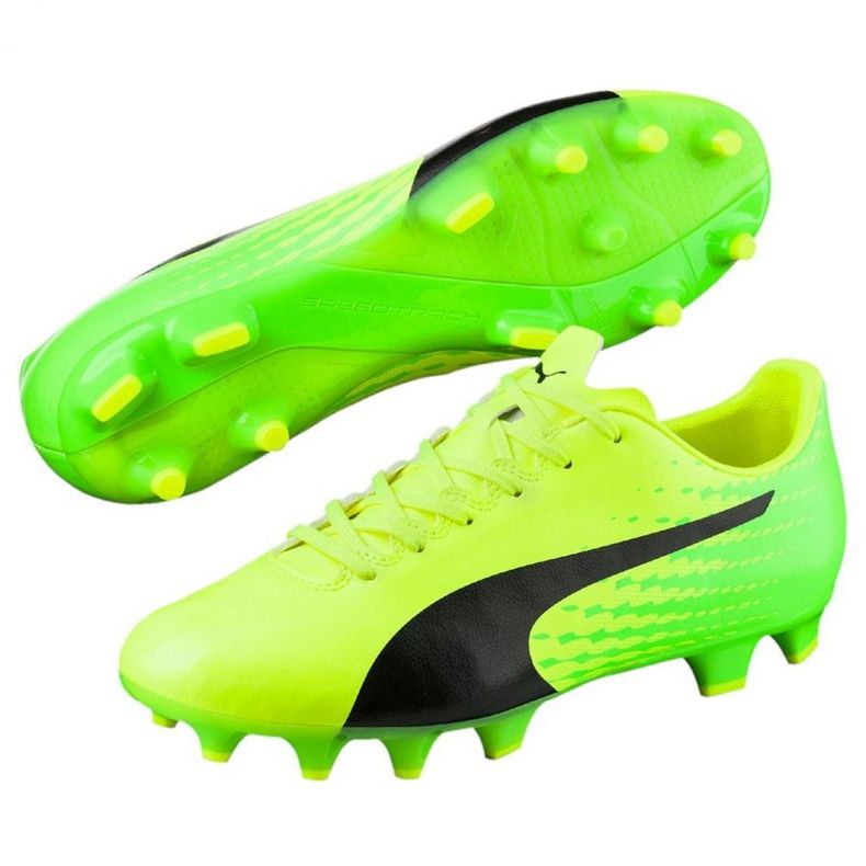 Fußballschuhe Puma Evo Speed ​​​​17.4 Fg M 104017 01 grün 3