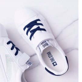 Kinder Sneaker mit Klettverschluss Big Star DD374107 Weiß-Marineblau 2