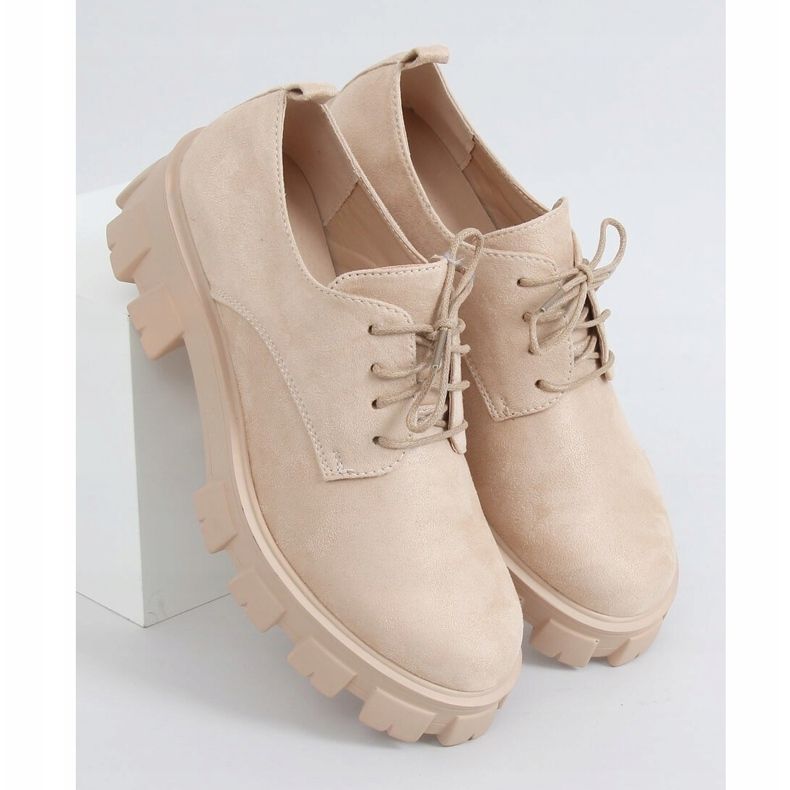 Loafer mit hohen Sohlen NC1120 Beige 1