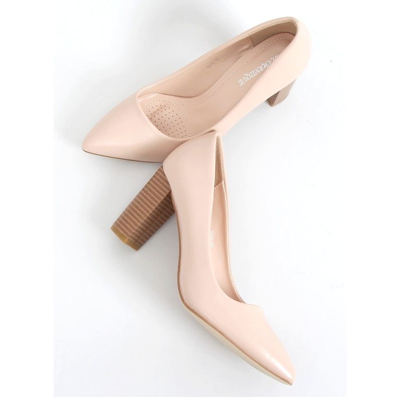 Pumps am beigen Pfosten 4045 Nude 1