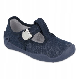 Befado Kinderschuhe Blanka marineblau 115X005 silber 1