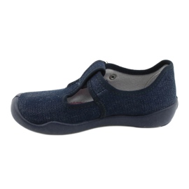 Befado Kinderschuhe Blanka marineblau 115X005 silber 3