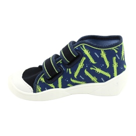 Befado Kinderschuhe 212P069 marineblau grün 2