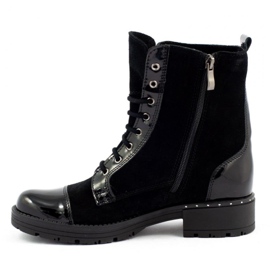 Dolce Pietro Schwarze isolierte Stiefel für Damen 2065 1