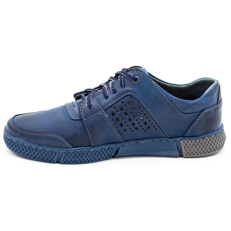 Polbut Openwork Herrenschuhe J70 Marineblau 2