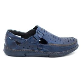 Polbut Herren Sommer Openwork Schuhe J73L Marineblau 1