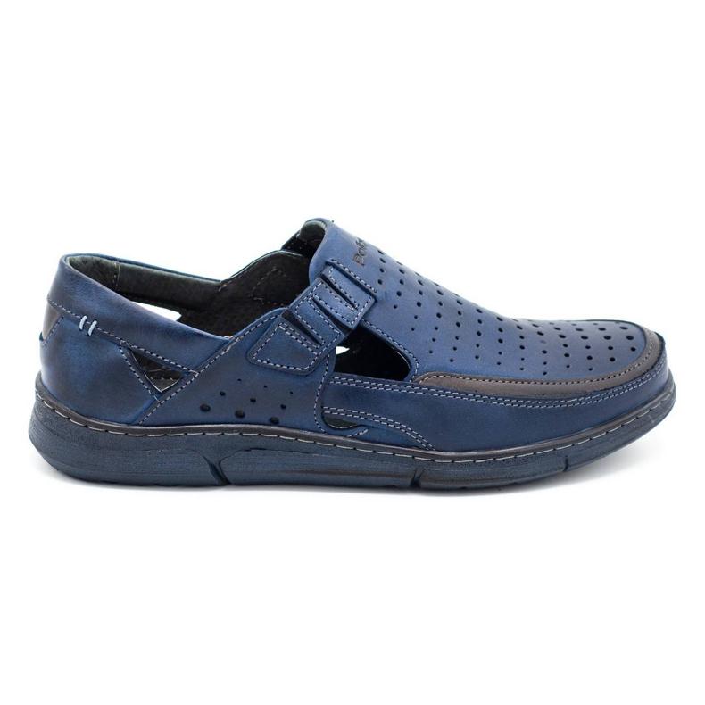 Polbut Herren Sommer Openwork Schuhe J73L Marineblau 1