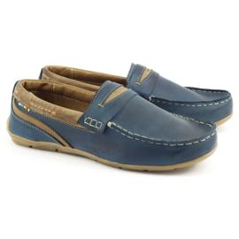 Herrenschuhe Slipper 295 Marineblau 1