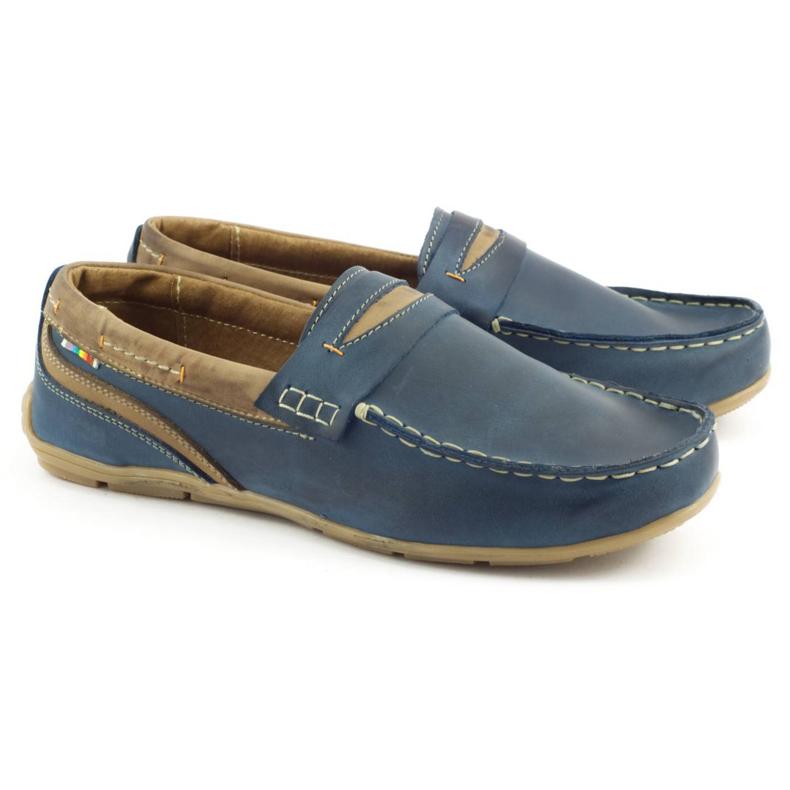 Herrenschuhe Slipper 295 Marineblau 1