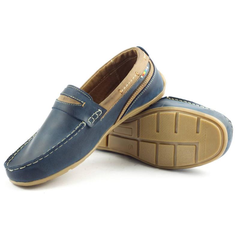 Herrenschuhe Slipper 295 Marineblau 2