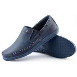 Polbut Herrenschuhe Mokassins J68 / 4 Marineblau 2