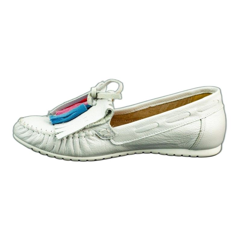 Lewski Damen Slipper 2673 white pearl weiß 1
