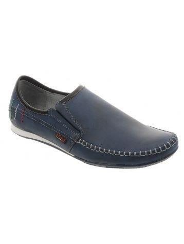 Lemar Marineblaue Slipper für Herren 911 1