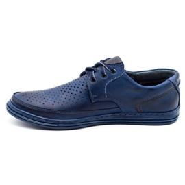 Polbut Openwork Herrenschuhe J44L Marineblau 2