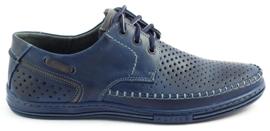Polbut Openwork Herrenschuhe J44L Pł Marineblau 1