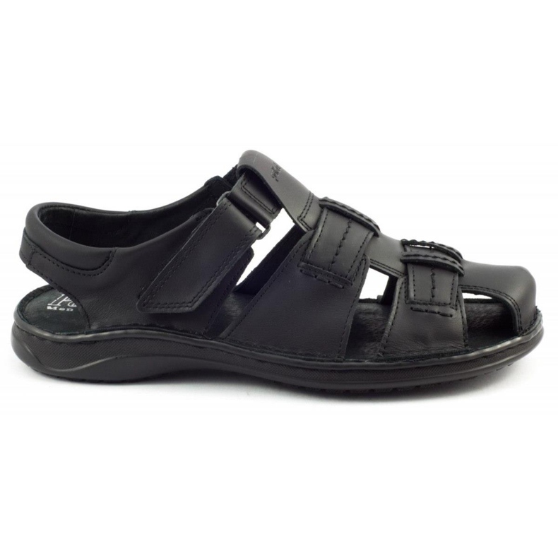 Polbut Schwarze SA07 Sandalen 1