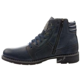 Mario Pala 323 marineblaue Schneestiefel navy blau 1