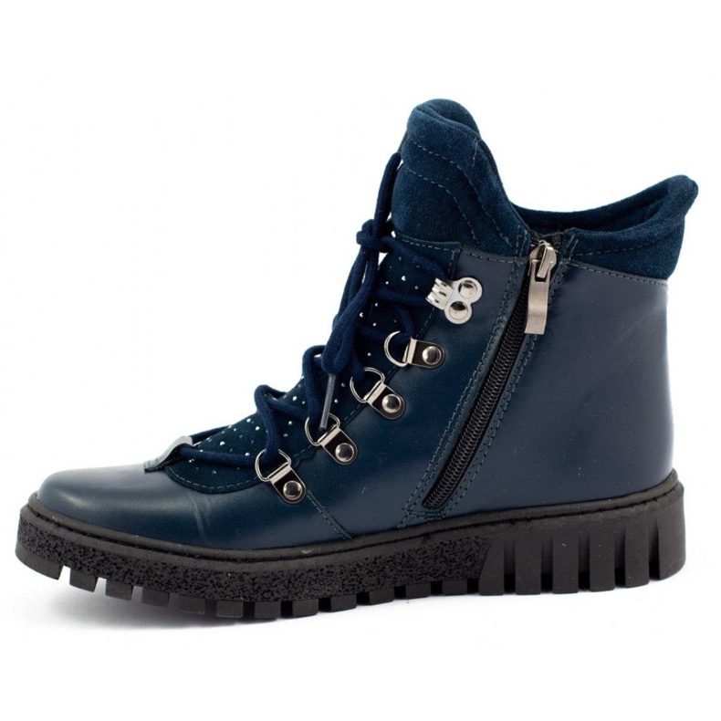 Dolce Pietro Damenstiefel 2055 marineblau navy blau 1