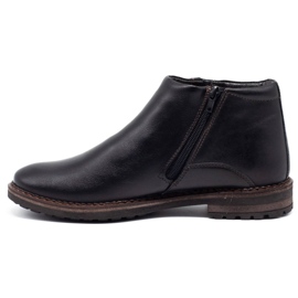 Mario Pala 293MP schwarze Herren Winterstiefel 1