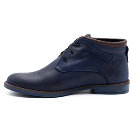 Polbut Herren isolierte Schuhe J38S marineblau navy blau 1
