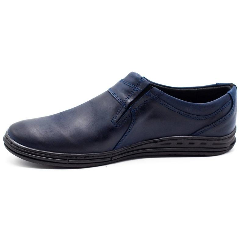 Polbut Herrenschuhe Slip 362E Marineblau 2