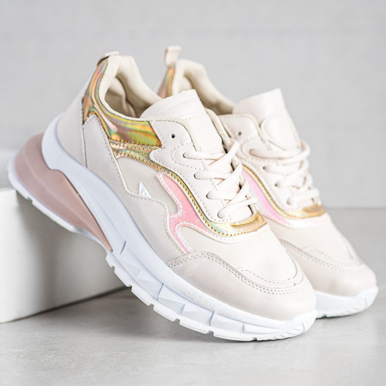 Sweet Shoes Stylische beige Sneakers 2