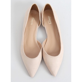 Ballerinas mit Cut-Out beige MM-593 Beige 1