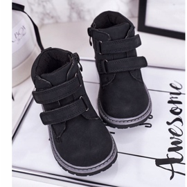 Apawwa Schwarzer Moa-Klettverschluss für Kinder 2