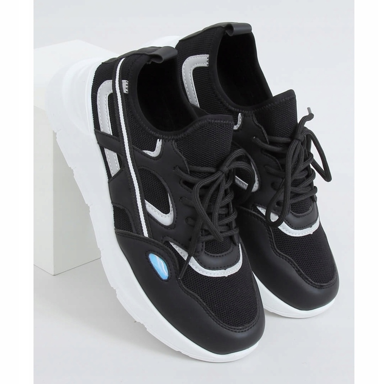 Schwarze Sportschuhe B0-560 Schwarz 1