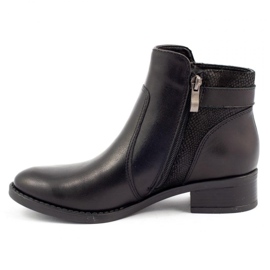 Dolce Pietro Schwarz Damen isolierte Stiefel 0892 schwarz 1