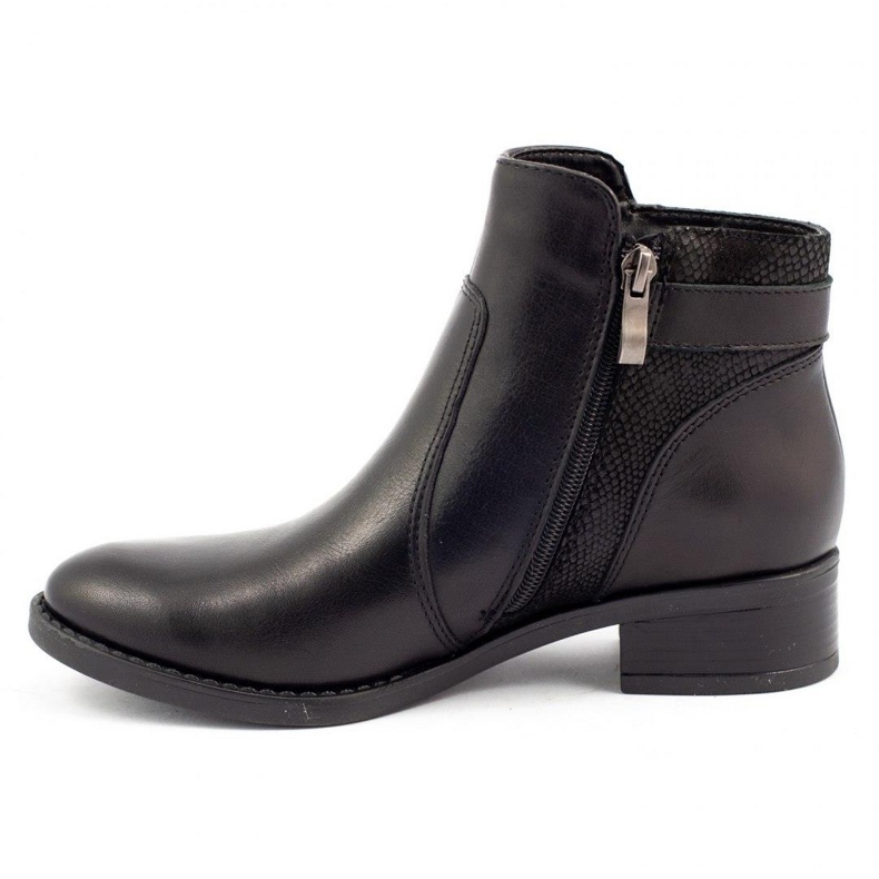 Dolce Pietro Schwarz Damen isolierte Stiefel 0892 schwarz 1