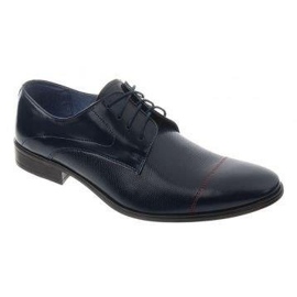 Herren formelle Schuhe 199 marineblau navy blau 1